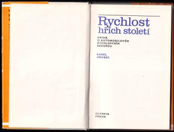 Karel Hrubec: Rychlost