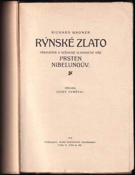 Richard Wagner: Rýnské zlato