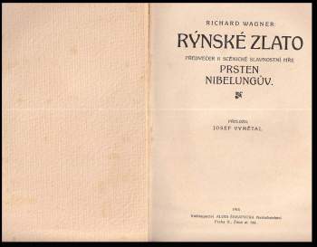 Richard Wagner: Rýnské zlato