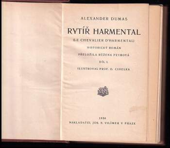 Alexandre Dumas: Rytíř Harmental