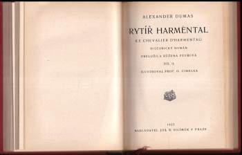 Alexandre Dumas: Rytíř Harmental