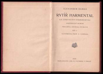 Alexandre Dumas: Rytíř Harmental