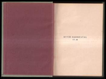 Alexandre Dumas: Rytíř Harmental