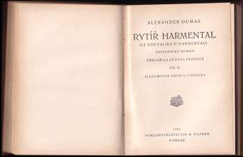 Alexandre Dumas: Rytíř Harmental