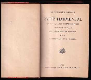 Alexandre Dumas: Rytíř Harmental