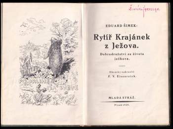 Eduard Šimek: Rytíř Krajánek z Ježova