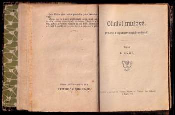 Václav Kraus: Rytíř loupežník - povídka z doby pěstního práva + Velitelova žena + Ohniví mužové + Olomah, pohlavár Chipewayů + Požár indiánského pohřebiště + Výstrahy mrtvého otce