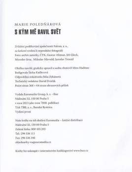 Marie Poledňáková: S kým mě bavil svět