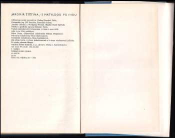 Jaromír Štětina: S Matyldou po Indu