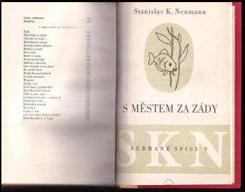Stanislav Kostka Neumann: S městem za zády