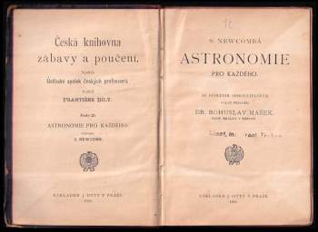 Simon Newcomb: S. Newcomba Astronomie pro každého
