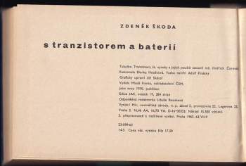 Zdeněk Škoda: S tranzistorem a baterií