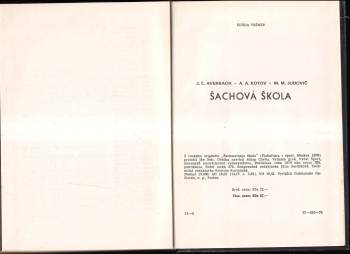 Jurij L'vovič Averbach: Šachová škola