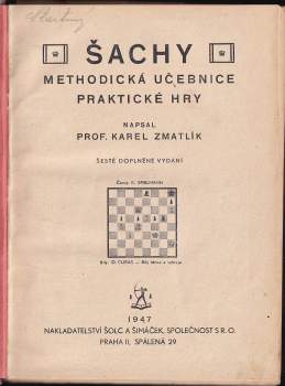 Karel Zmatlík: Šachy
