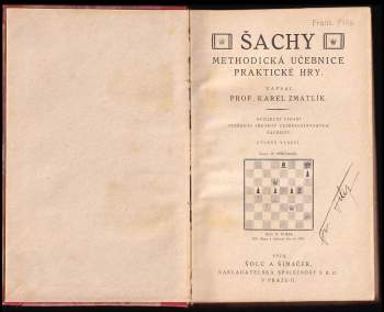 Karel Zmatlík: Šachy