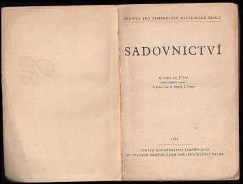 Bohdan Wagner: Sadovnictví