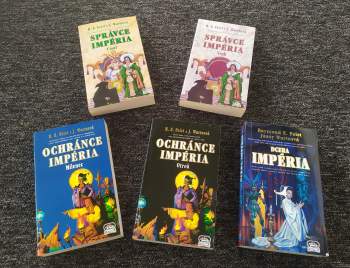 Raymond E Feist: Sága o Impériu 1 - 5 - KOMPLETNÍ SÉRIE - Dcera Impéria + Ochránce Impéria - Otrok + Ochránce Impéria - Milenec + Správce Impéria - Vrah + Správce Impéria - Císař