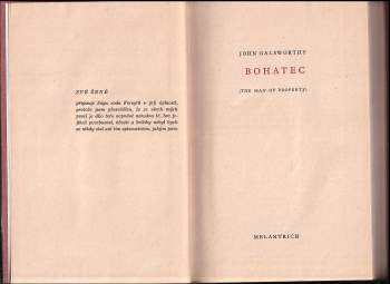 John Galsworthy: Sága rodu Forsytů