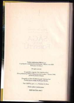John Galsworthy: Sága rodu Forsytů