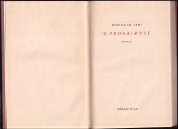 John Galsworthy: Sága rodu Forsytů