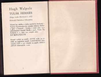 Hugh Walpole: Sága rodu Herriesů