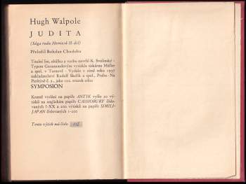 Hugh Walpole: Sága rodu Herriesů