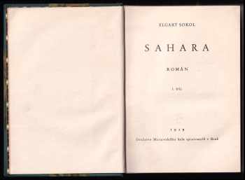 Karel Elgart Sokol: Sahara