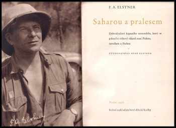 František Alexander Elstner: Saharou a pralesem
