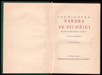Joe Hloucha: Sakura ve vichřici