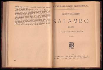 Gustave Flaubert: Salambo - 1. a 2. část v jednom svazku