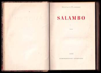 Gustave Flaubert: Salambo