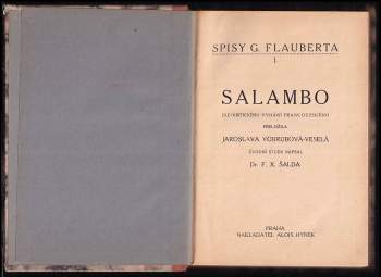 Gustave Flaubert: Salambo