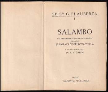 Gustave Flaubert: Salambo