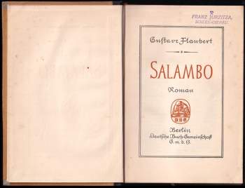 Gustave Flaubert: Salambo - Roman