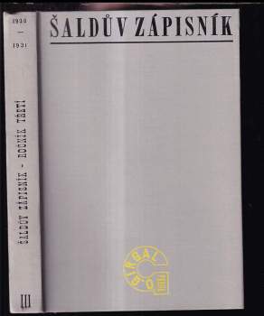 Šaldův zápisník