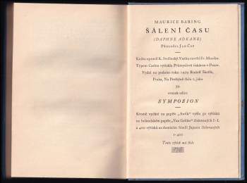 Maurice Baring: Šálení času