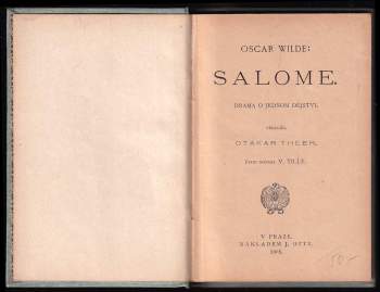 Oscar Wilde: Salome
