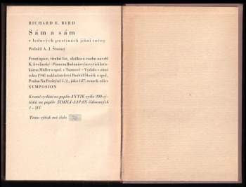 Richard Evelyn Byrd: Sám a sám
