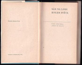 Joshua Slocum: Sám na lodi kolem světa