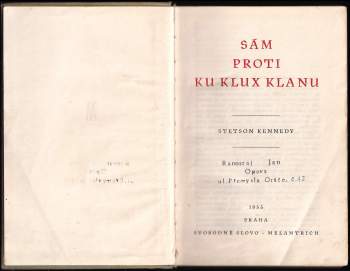 Stetson Kennedy: Sám proti Ku Klux Klanu