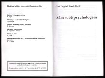 Tomáš Novák: Sám sobě psychologem