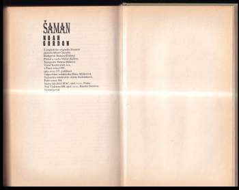 Noah Gordon: Šaman