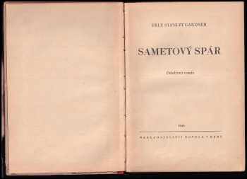 Erle Stanley Gardner: Sametový spár