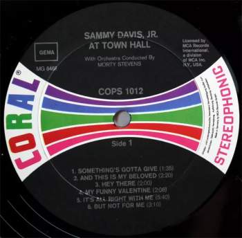 Sammy Davis Jr.: Sammy Davis, Jr. At Town Hall