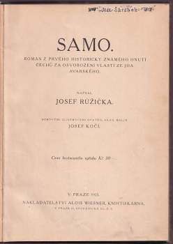 Josef Růžička: Samo