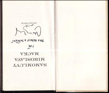 Miroslav Macek: Samomluvy Miroslava Macka