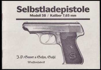 Samonabíjecí pistole model 38/ráže 7,65 mm