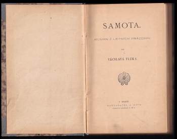 Václav Vlček: Samota