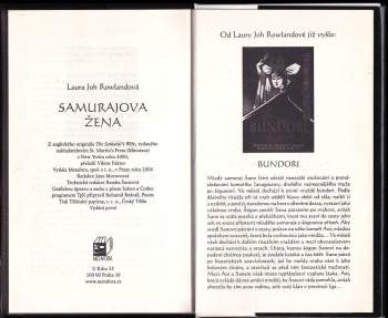 Laura Joh Rowland: Samurajova žena