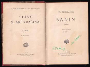 Michail Petrovič Arcybašev: Sanin
